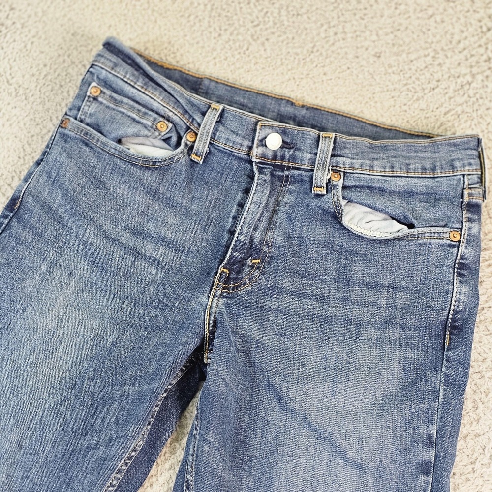 Levis 511 Jeans Mens 32x30 Blue Slim Straight Denim Medium Wash Casual Pants